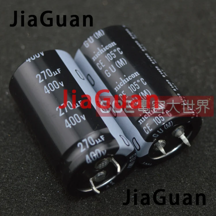 4 шт. подлинный NICHICON GU 400V270UF 25x4 5 мм электролитический конденсатор 270 мкФ/400v CE 105