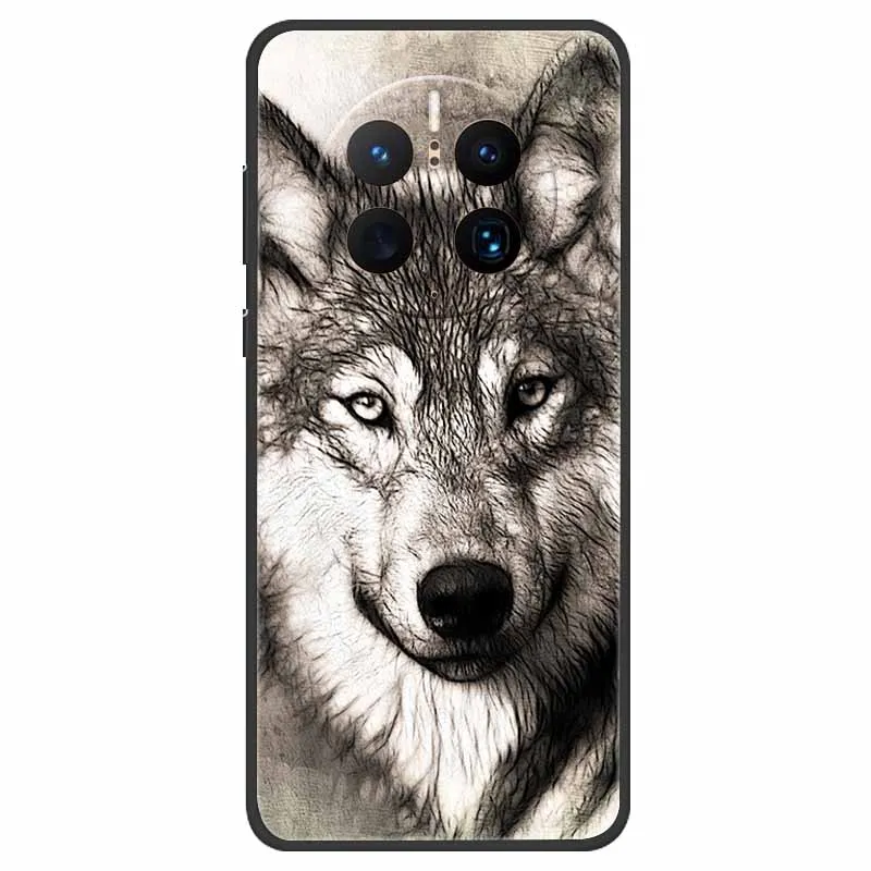 Premium Soft TPU Painted Case for Huawei Mate 50 Pro - Stylish Silicone Cover, 6.74