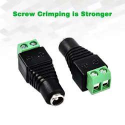 Versatile 12V DC Power Connector Set - 5.5mm x 2.1mm Barrel Adapter Plugs (20 - 60 Pieces) (20pairs)