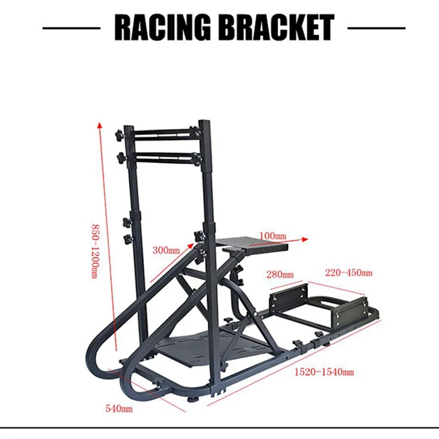 Steering Wheel Simulator Racing Seat Bracket FOR g29g923 T300RS - AliExpress