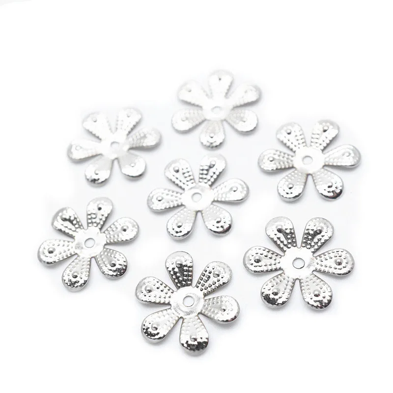 50 Stück 18 mm Perlen, Blumenkappen, passend für runde Perlen, Schmuckherstellung, Zubehör, 50 Stück, HK123 – Detail 3