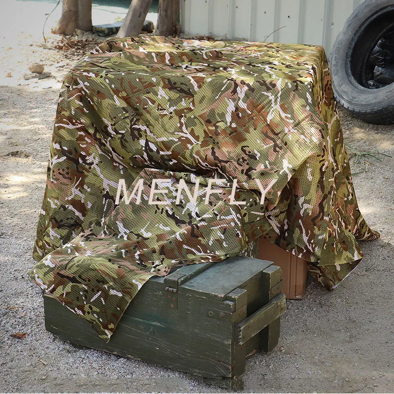 

Camouflage Net Sleep Shade Tactical Military Decorative Set 75D Polyester Folding Camo Mesh Protection Cover Up Portable Awning