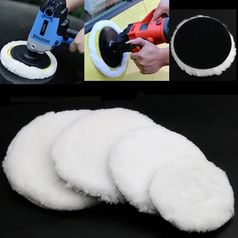Car Polishing Pad Universal Car Polish Pad Disc Imitated Wool Car Body Waxing car polishing pad car polish pad car polishing sponge wool polishing pad polishing sponge set polishing wheel disc polishing wheel kit wool polishing head