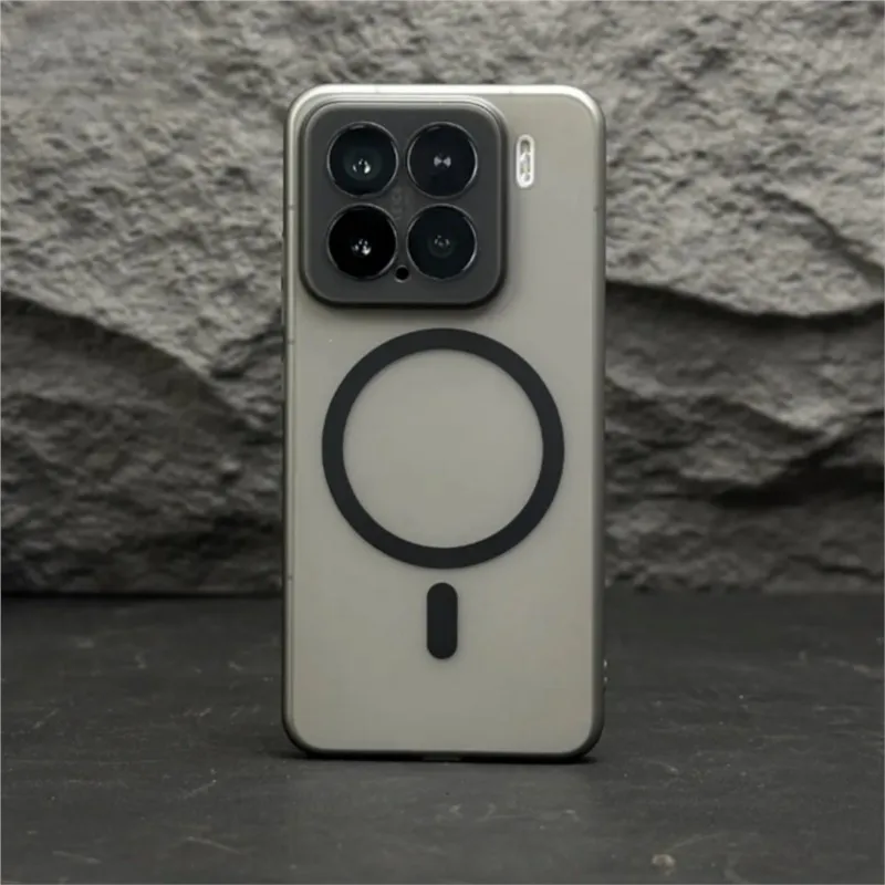 Ultra Thin Matte Transparent Magnetic Phone Case with Magsafe Compatibility