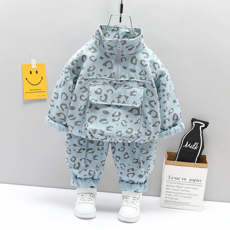 Children Tracksuit Spring Autumn Baby Boys Girls Jacket Pants 2Pcs/Sets Kids Toddler Clothing Infant Cotton, children tracksuit