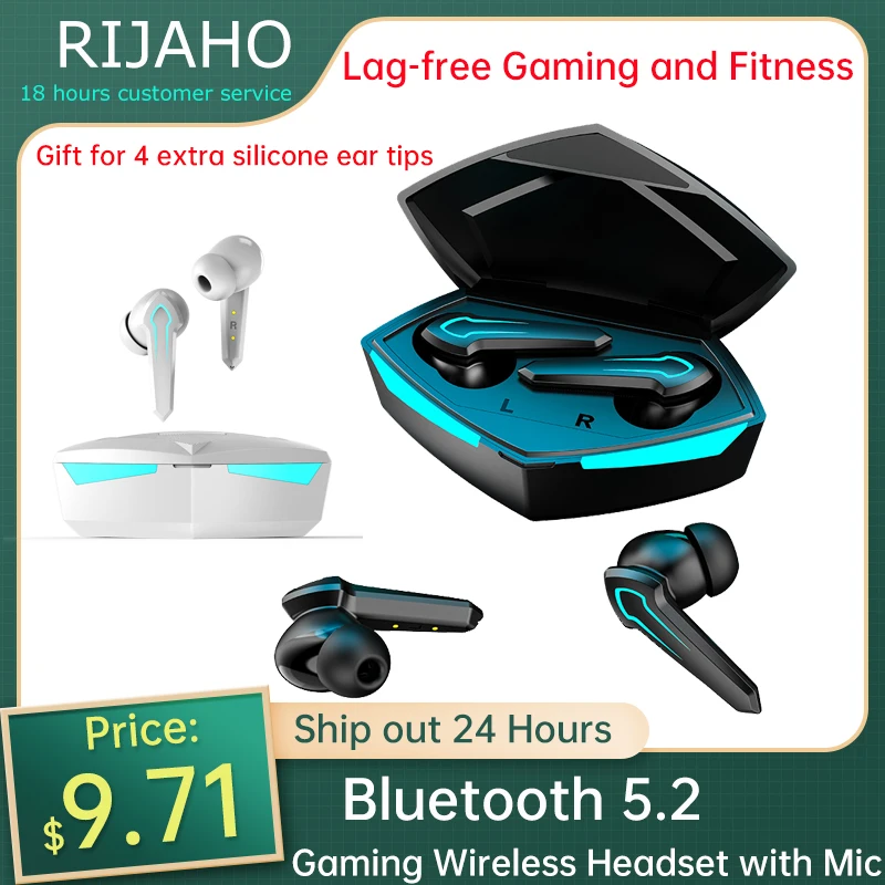 

TWS P30 Wireless Headphones Bluetooth 5.2 Earphone Sport Gaming Headset With Mic Earbuds Music Headsets For Iphone Xiaomi HUAEWI