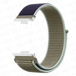 Breathable Nylon Loop Sport Band for Smartwatches - Adjustable and Stylish Watch Strap Accessory (46 Khaki)