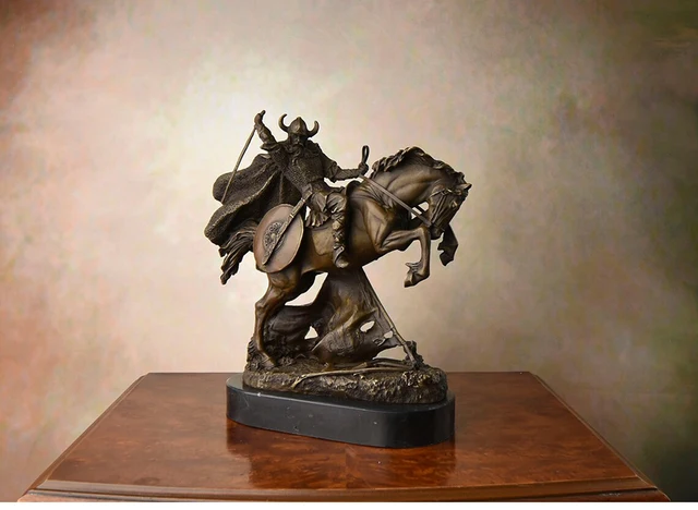 中世騎士ブロンズ像置物 【公式通販】