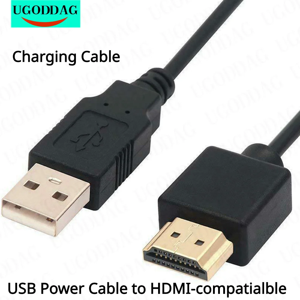 USB Power Cable for Laptop - Compatible HDMI Male to Male Charging Cable Splitter, Smart Device, 50cm