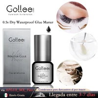 Gollee Master Glue 0.5 sec Low Humidity Eyelash Extension Glue Vegan Black Hypoallergenic Lashes Glue Waterproof  lashes glue 1