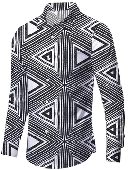 Spring/Summer Men's Fashion Casual Long Sleeve Shirt Comfortable New Style 2025 2