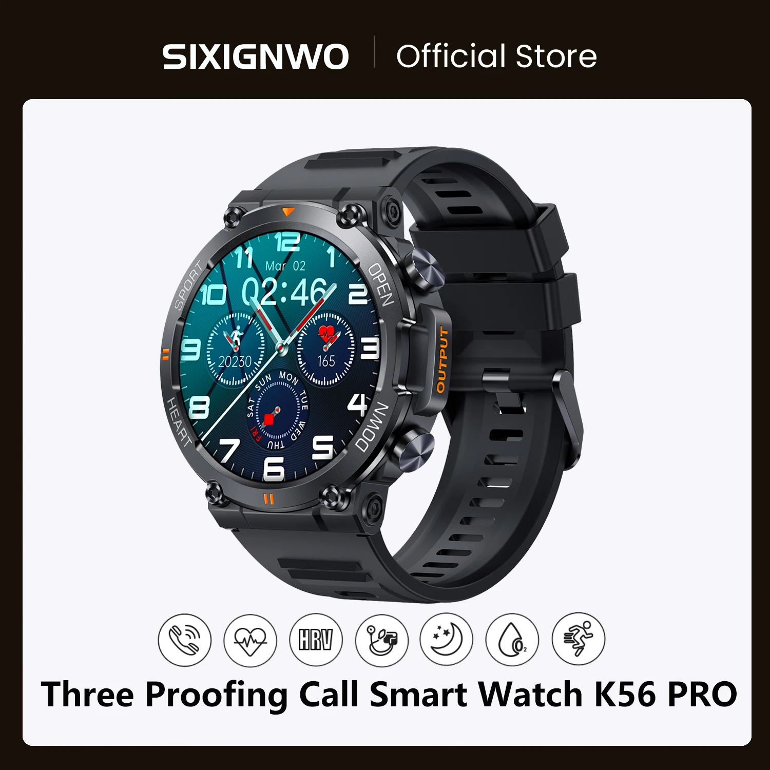 

SIXIGNWO 1.39 inch Smart Watch Android ios Pedometer Swimming Sport Fitness Tracker IP68 Waterproof Bluetooth SmartWatch for Men