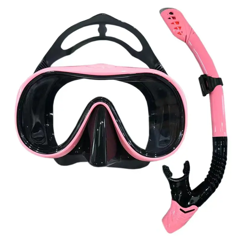 HB Diving mask Snorkeling kit Adult silicone skirt anti-fog goggles Swimming gear