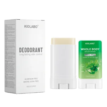 15g Natural Aluminum Free Deodorant, 72H Odor Control, Non-Irritating, Daily Whole Body Use 1