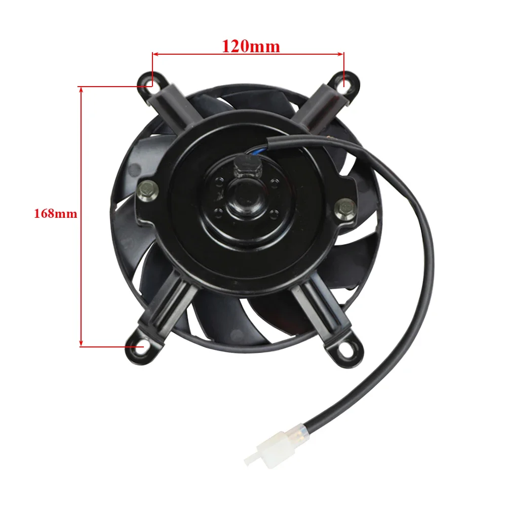6 Inch Motocycle Radiator Fan 12V DC Engine Electric Cooling Large Flow Cooler for HONDA YAMAHA KAWASAKI SUZUKI GASGAS motorcycle cooling fan