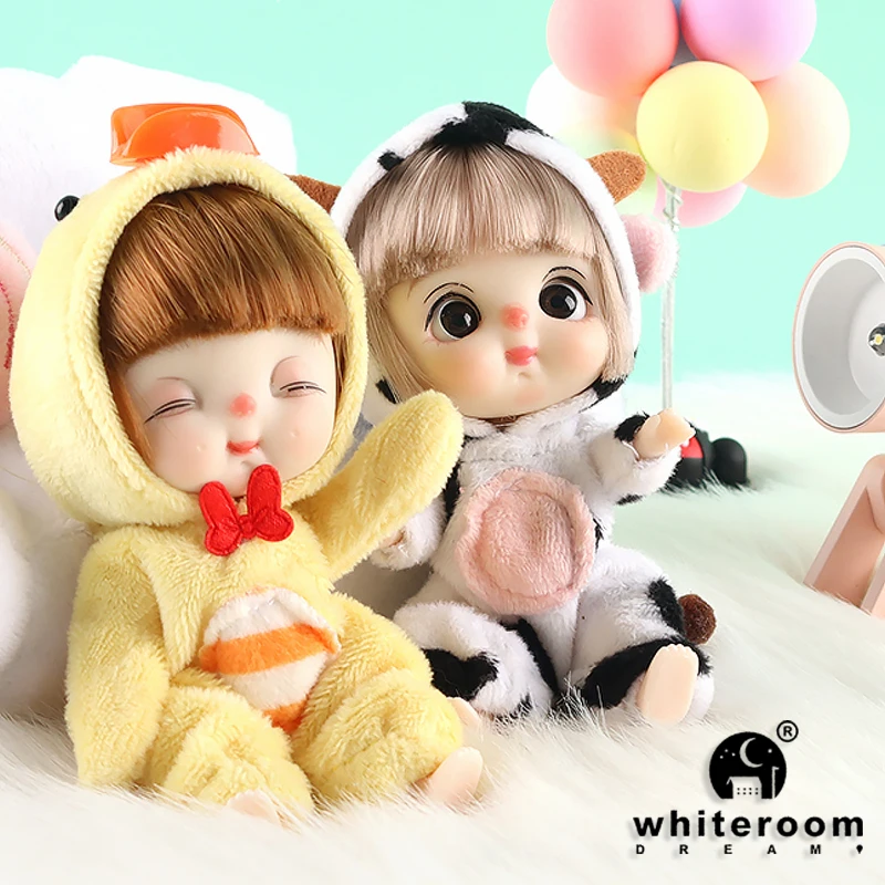 Ob11 Bjd Doll Accessories Bed Bodysuit Obitsu 11 Clothes Dolls For Girls Boy Toys Baby Kawaii Anime Toy items Pajama Miniature 3