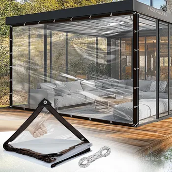 Clear Waterproof Garden Tarp 1