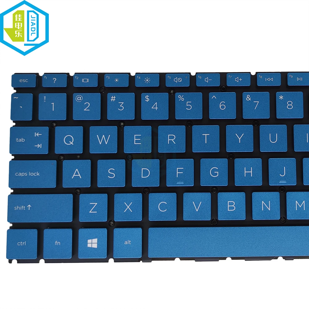 Retroiluminação do teclado em espanhol ucraniano para
