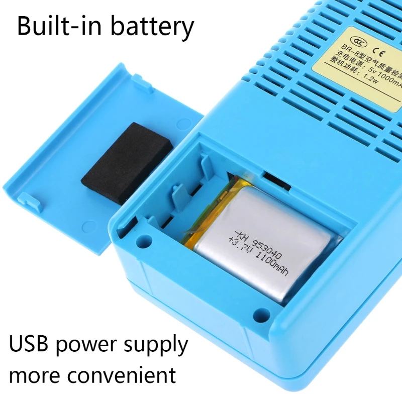 

Indoor Meter Temperature Humidity Carbon Dioxide Detector Air Quality