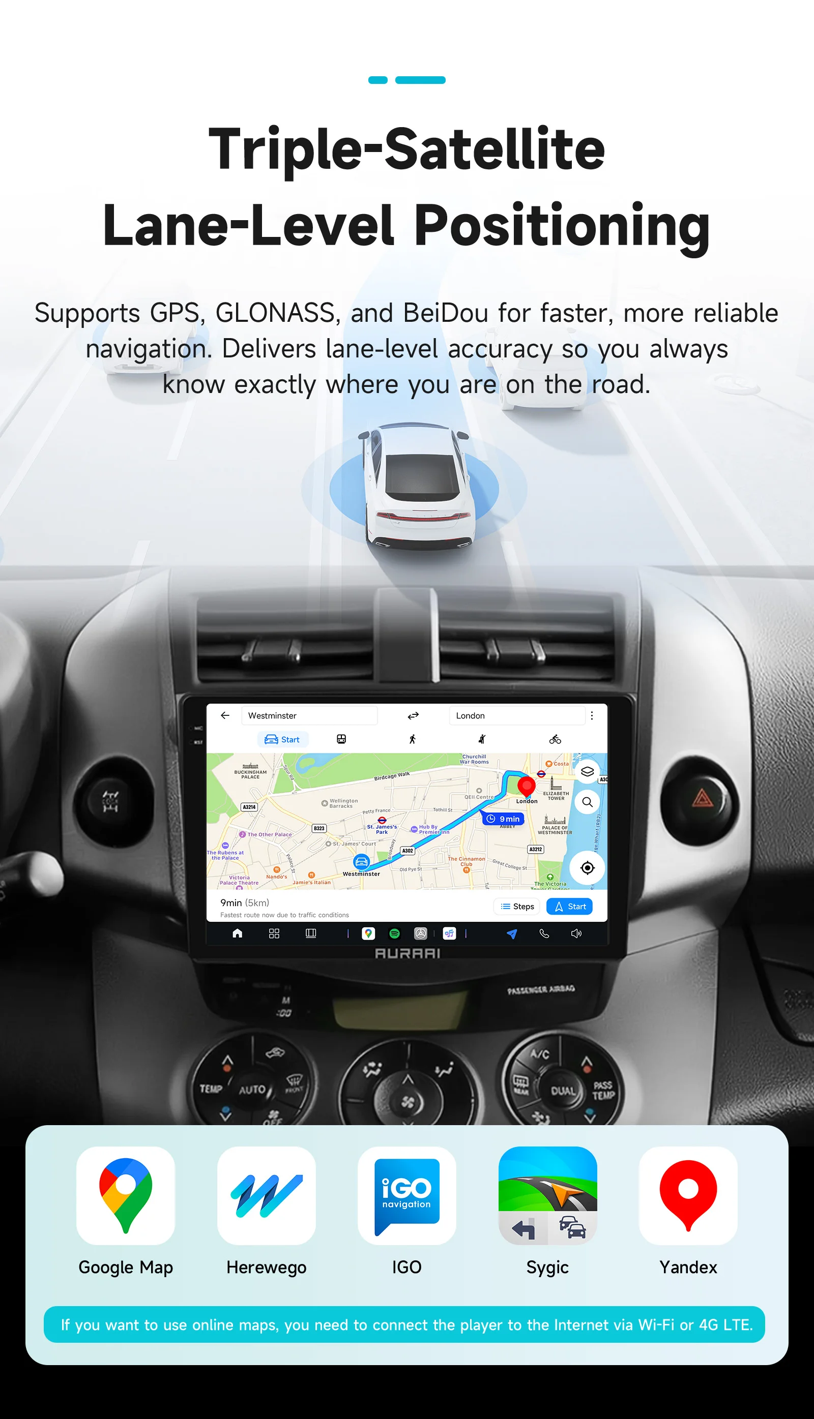 AURAAI X100 AI Carplay Android Auto Radio für Toyota RAV4 RAV 4 2006 - 2012 Multimedia-Player 2K ADAS 360 Cam 7870 GPS Bildschirm – Detail 26