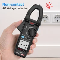 Pince ampèremétrique numérique Mestek DC AC 6000 points de lecture, multimètre, testeur de tension, ampèremètre pour voiture, Hz, capacité, NCV, Ohm 3