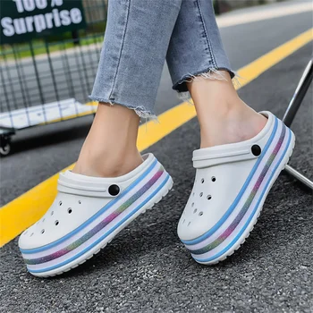 Summer Normal Leather Woman Shoes Ladies Brand Slippers 44 Sandals 34 Size Summer Sneakers Sports Branded Luxury College