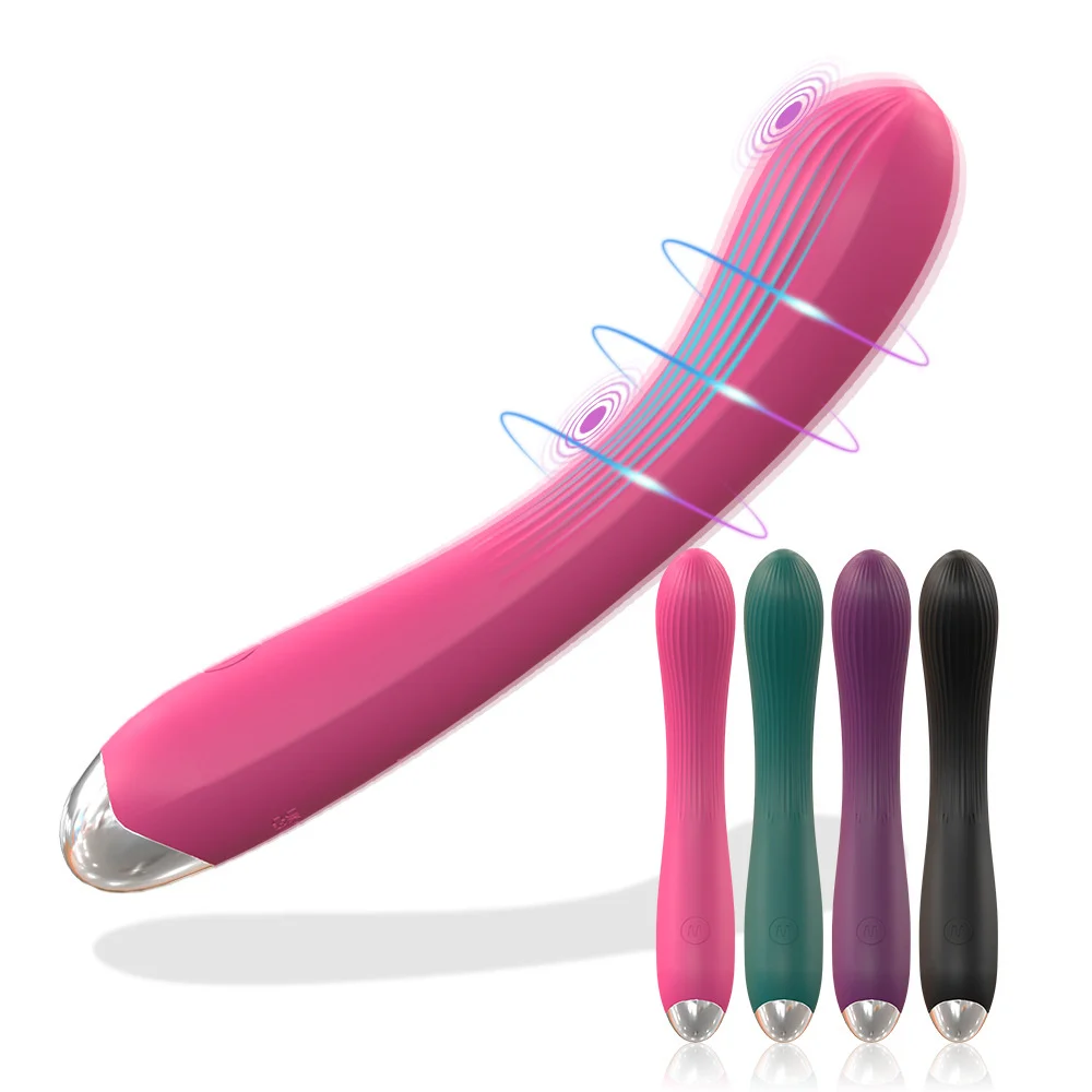 Vibratore del punto G per principianti per le donne Stimolatore del clitoride del capezzolo Orgasmo Vibratore del dito Dildo a forma di vibrazioni Giocattoli del sesso per_voghion.com