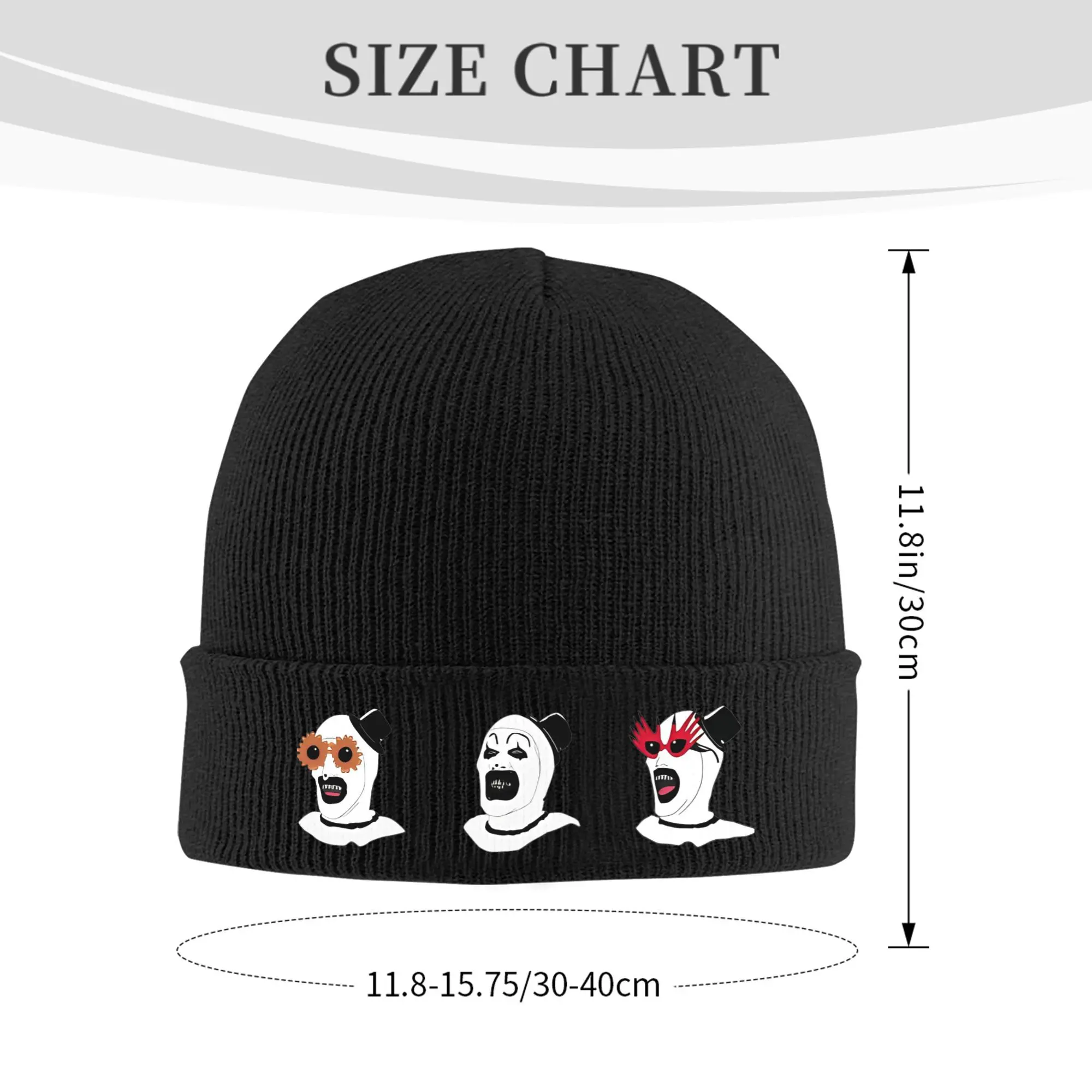 Terrifier Cap Funny Terrifier Horror Scream Movies Knitted Caps Women's Men's Beanies ...