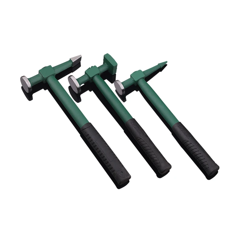 

Car Auto Body Metal Repair Panel Beating Hammer Garage Hand Tools Straight Pein Finish Crowned Face Dent Beater Bumping hammer