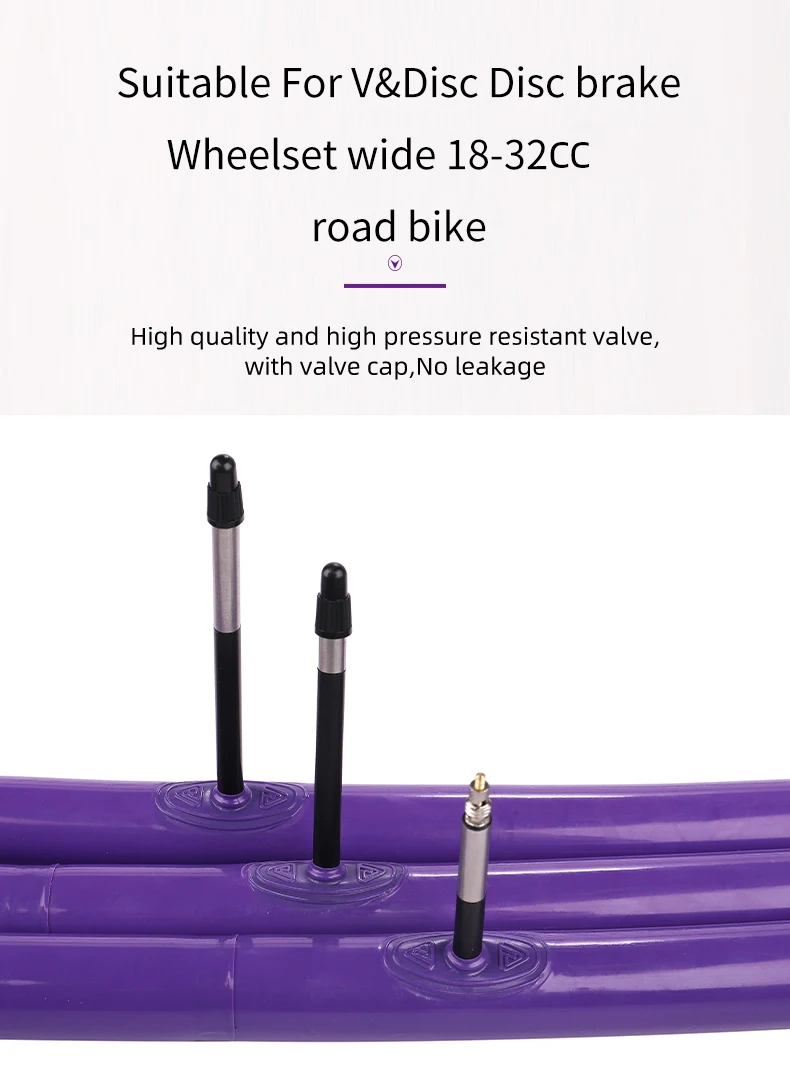 OFFBONDAGE 1 Stück Ultraleichter 39 g Fahrradschlauch 700 CC Rennrad TPU-Material Reifen 65 mm Länge Französisches Ventil Fahrradzubehör – Detail 5