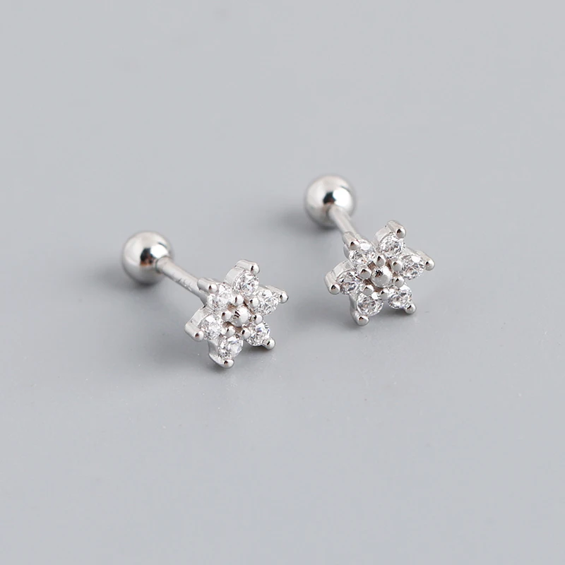 Рисунок 5 - Женские серьги-гвоздики из серебра