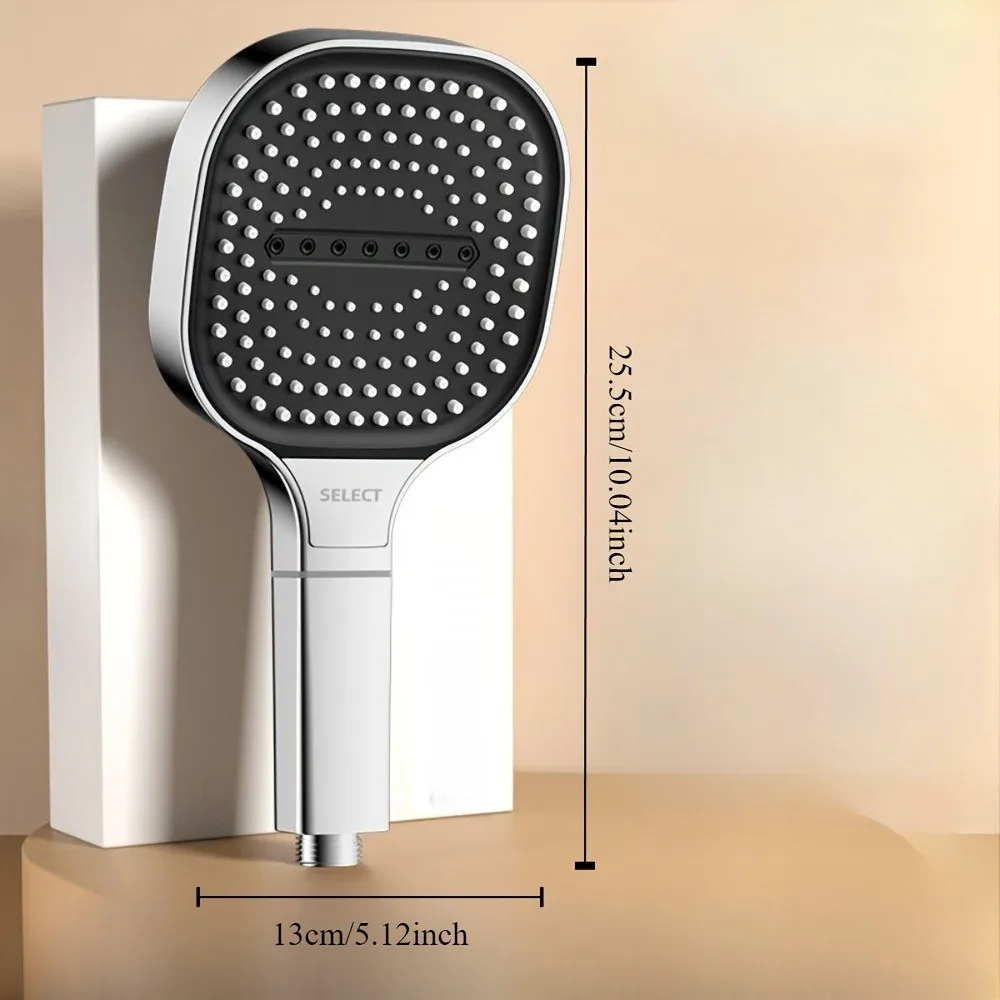 High-Pressure Water-Saving Handheld Shower Head with Filter & Massage Function