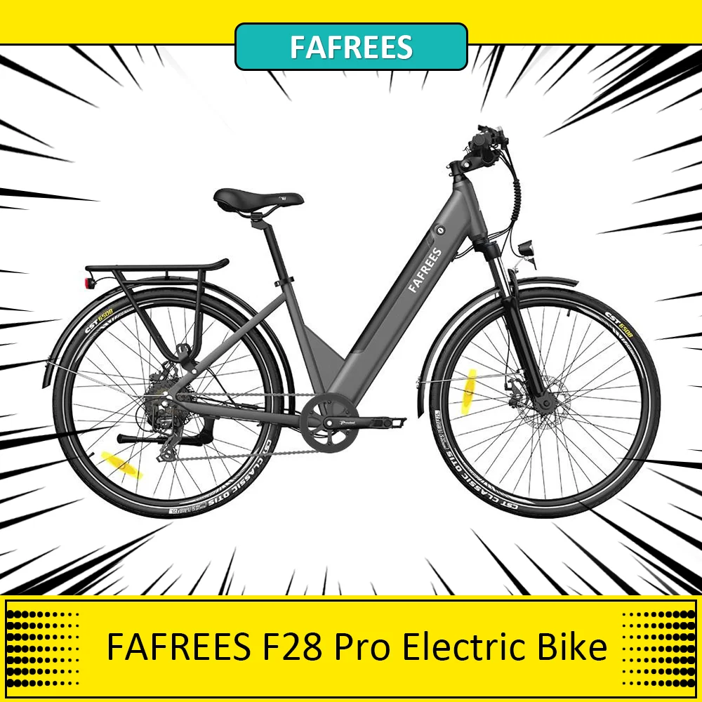 Fafrees F28 Pro 27.5 ''Bici Elettrica 250W Motore 25 Km/H 36 V14.5Ah Batteria Potente 27.5*1.75 Pollici Aria Step-Through City E-Bike