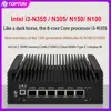 Fanless 6 LAN 2.5G Intel Core 3 N355 N305 Mini PC N150 N100 i226-V Firewall Router DDR5 2xNVMe 1xSATA3.0 Type-C pfSense Proxmox 1