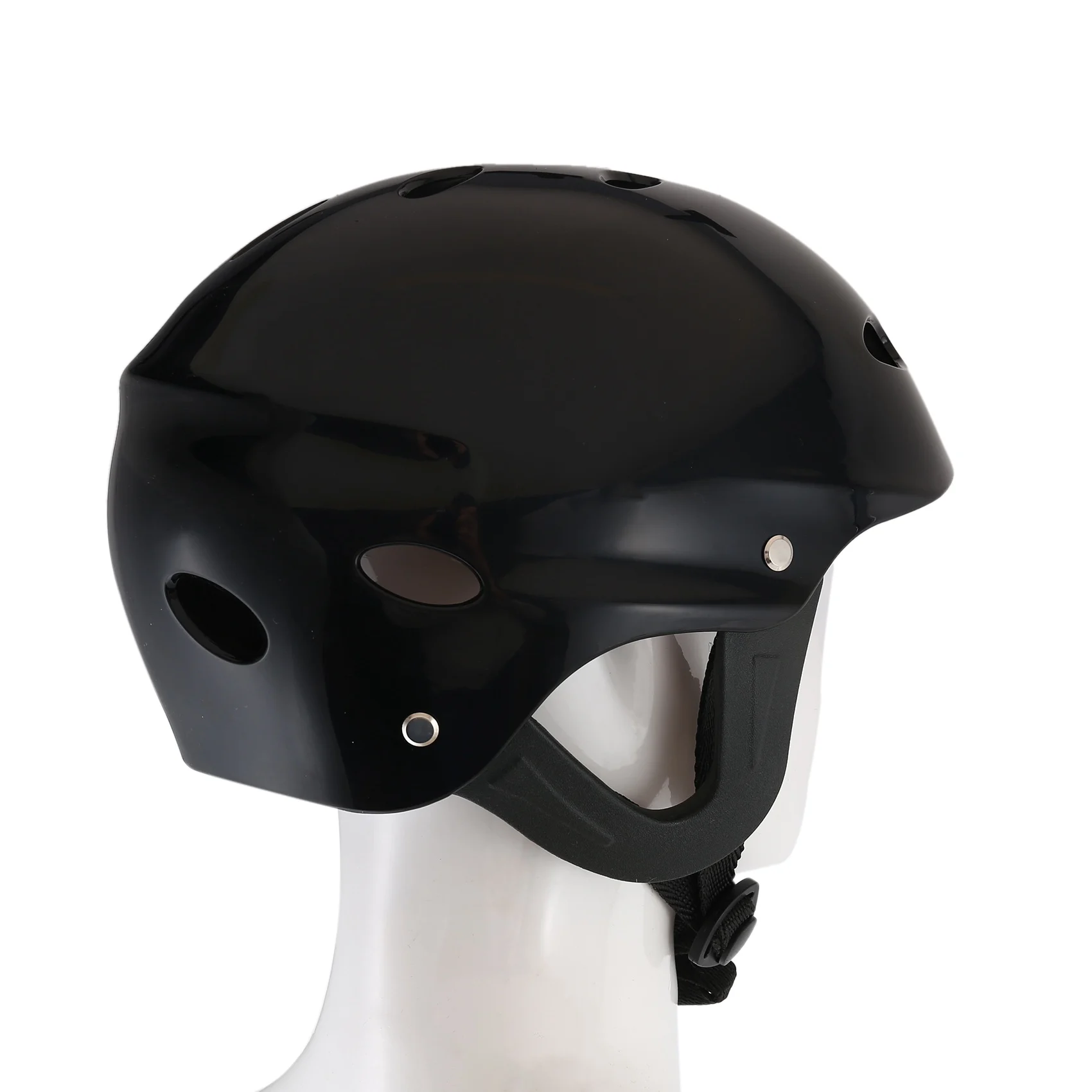 Safety Protector Helmet 11 Breathing Holes for Water Sports Kayak Canoe Surf Paddleboard-Black HOT