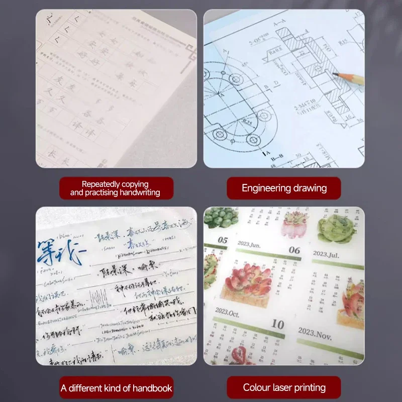 Angel Mark Translucent Copying Copy Paper For Drawing Calligraphy Craft Writing Sketching Painting Art Supplies 16K/A4/A5