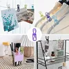 50/1PCS Colorful Sealing Clip Steel Wire Bag Clips Multifunctional Storage Clamp Clothespin Food Snack Fixing Portable Seal Pegs 5