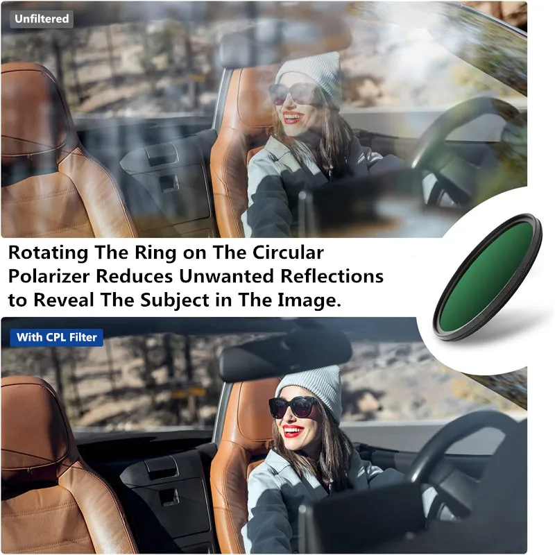 Circular Polarizing CPL Filter 37/40.5/43/46/49/52/55/58/62/67/72/77 MM For Nikon Canon Sony Fujifim Olympus Camera Lens