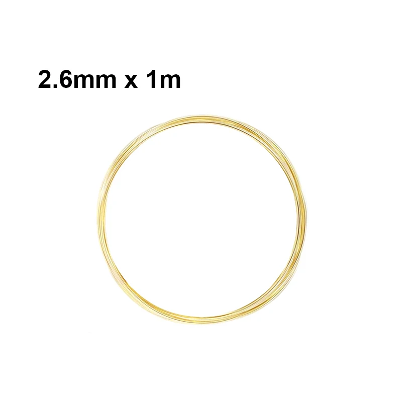 Premium Multi-Gauge Soft Brass Wire Coil - 1-100m Lengths
