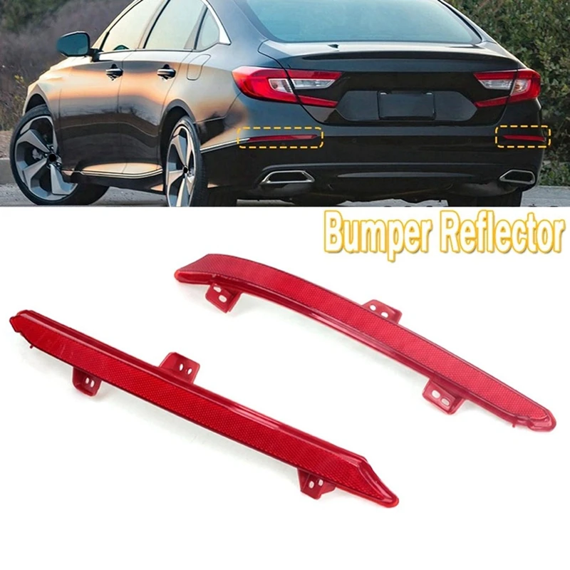 Rear Fog Light Reflector Rear Bumper Reflector Auto Parts Accessories For Honda Accord 10 Generation 33555-TVA-H01 33505-TVA-H01