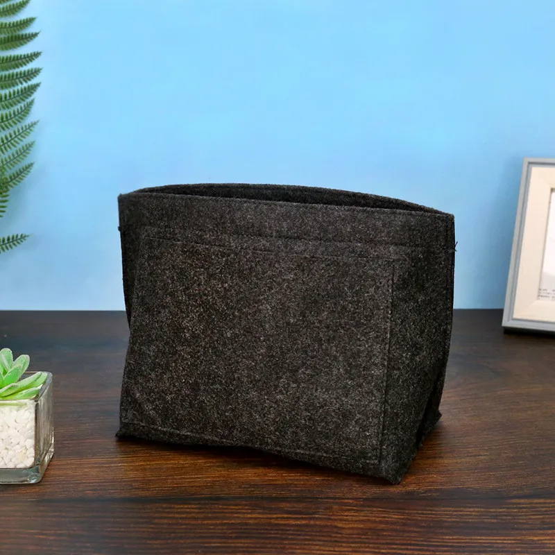Felt Cloth Handbag Liner & Makeup Organizer Insert