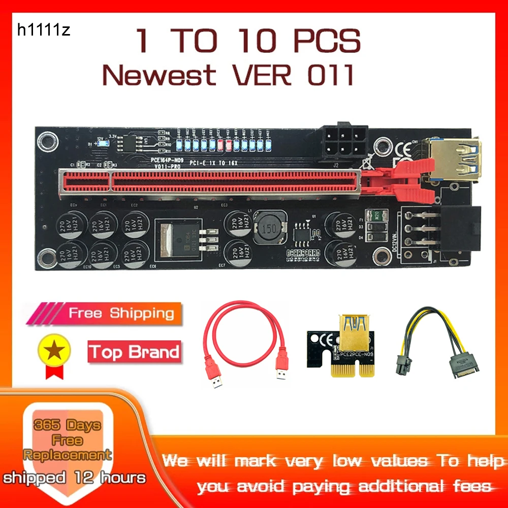 

1-10 шт., Райзер-карта версии 0,6 PCIE