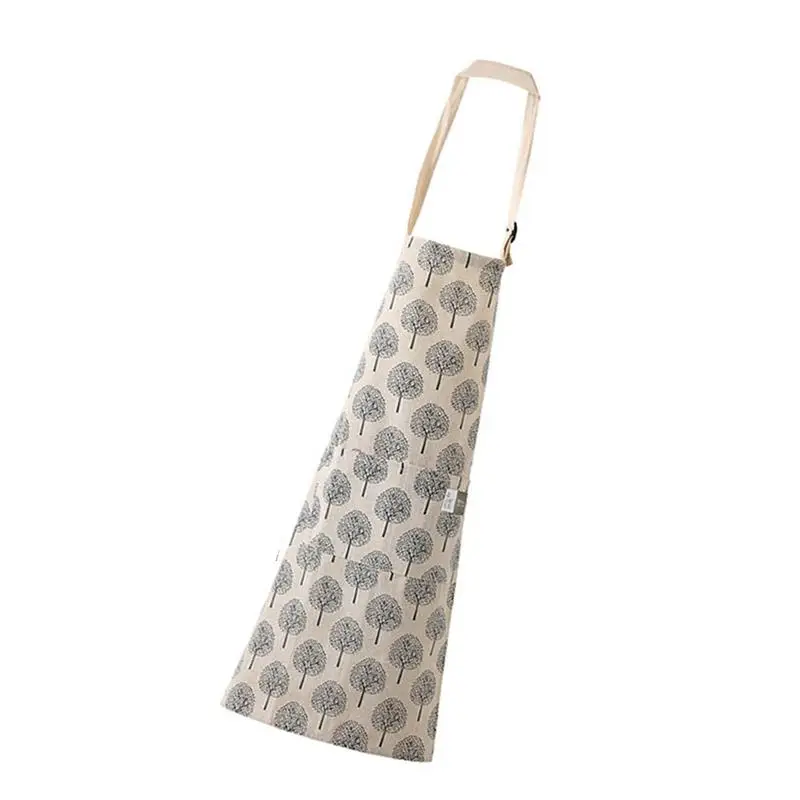 

Womens Aprons For Cooking Adjustable Bib Apron Water Oil Resistant Chef Cooking Kitchen Aprons With Tree Print For Men Women