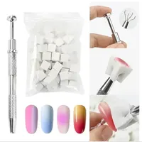 Nail Art Sponge Soft Sponges Gradient Nail Art Stamper Tools Color Fade Manicure DIY Creative Nail Sponge Gripper Tool 1