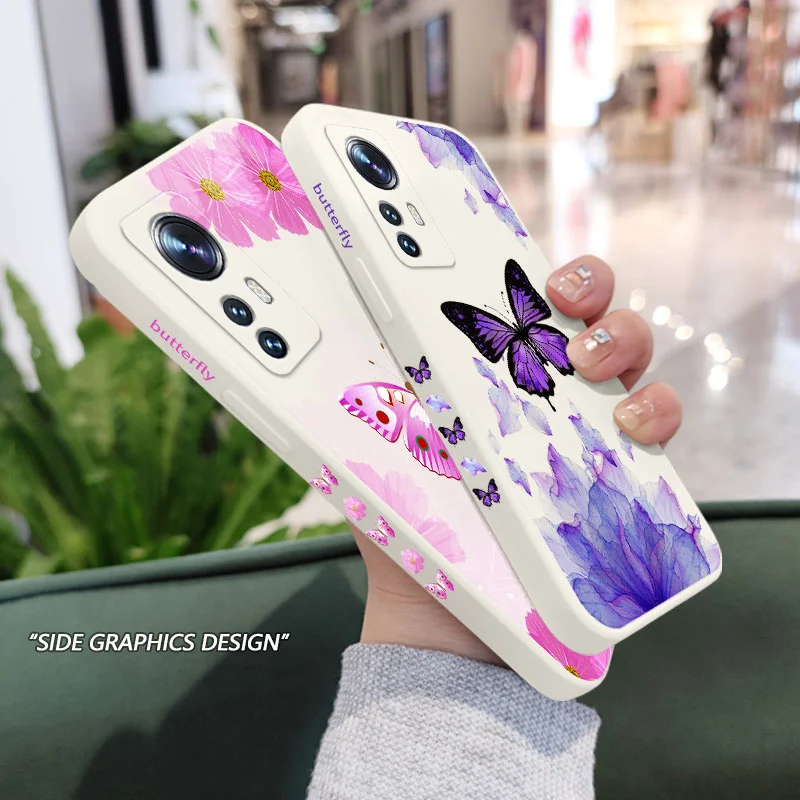 Printed Butterfly Design Phone Case
