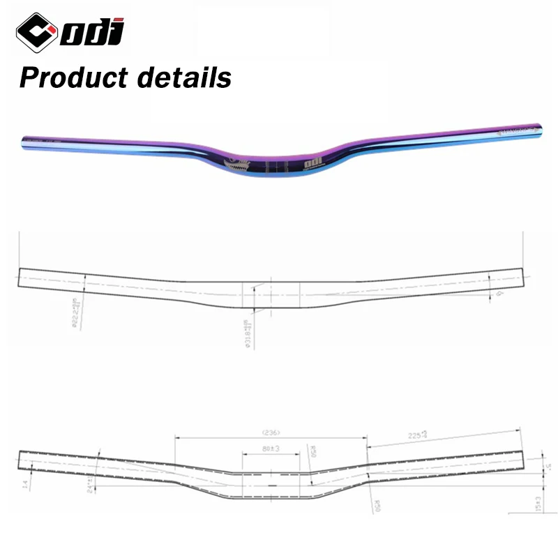 ODI   ڵ, XC AM DH  ڵ,  ˷̴ ձ MTB  , Ŭ ǰ, 31.8mm, 760mm
