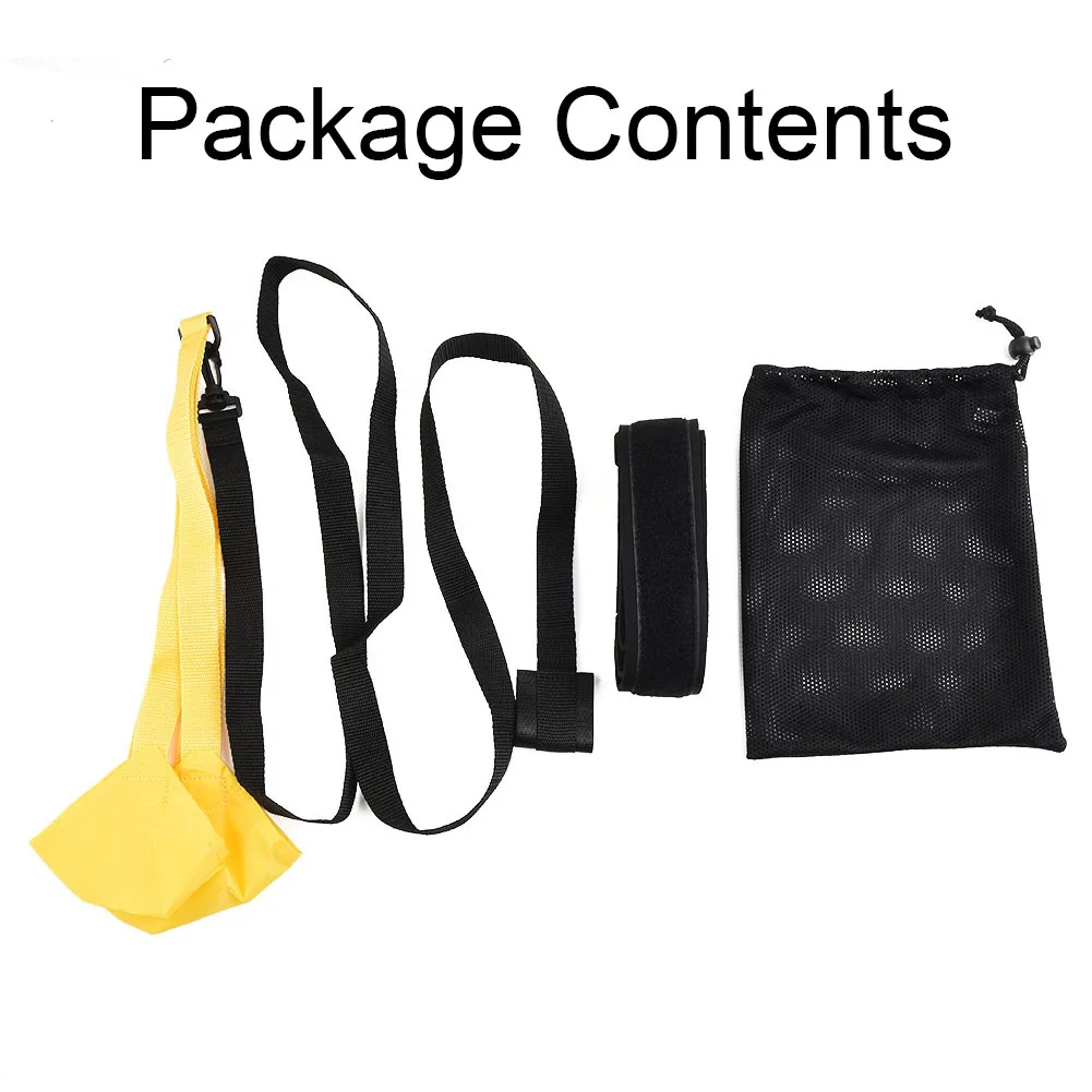 

Swimming Pool Strength Training Resistance Belt Set Drag Parachute Trainer Adults Training Equipment Adults Kids Part Accessory