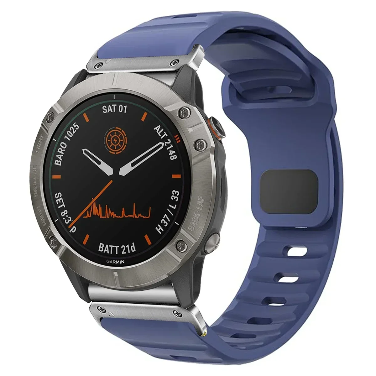QuickFit Silicone No-Gap Watchband - Versatile 22mm & 26mm Strap