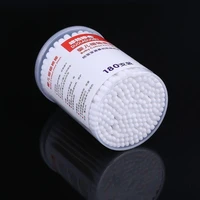 J15U 180 Infant Baby Dual-use Paper Cotton Swab Baby Clean Ear Mouth Ear