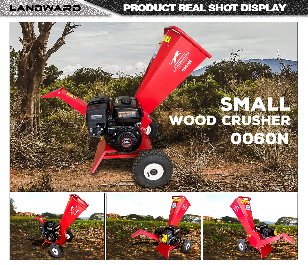 Description Picture 4 of itemChina Supplier OEM Factory price garden petrol gasoline branch wood Shredder gas Wood Chipper machines Customized